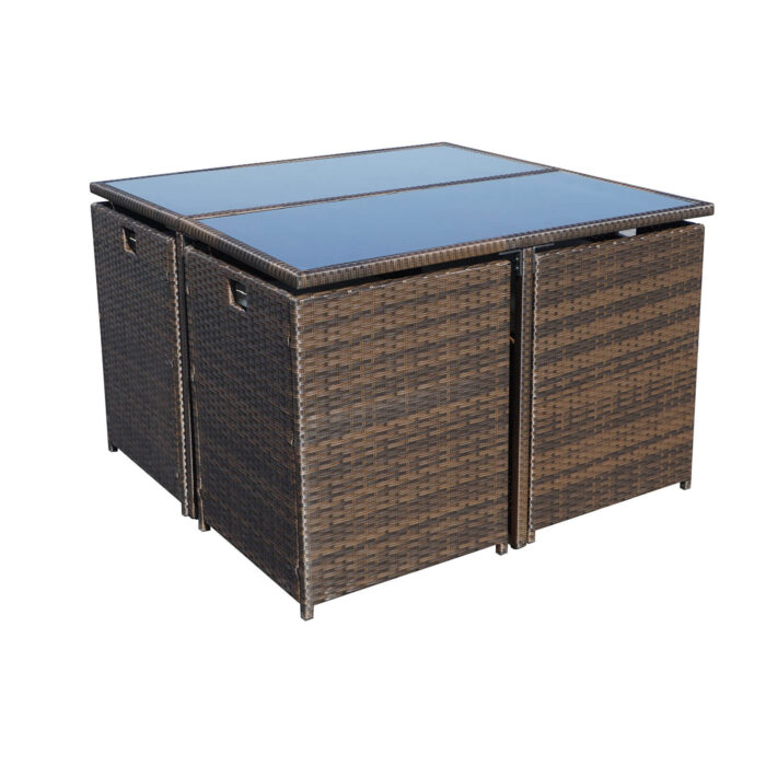 8seat-cube-set-brown-table-folded-in-side-view