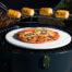 lifestyle dragon egg pizza stone for charcoal bbq to cook outdoors in the garden or patio