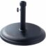 11kg black concrete base for a parasol to have in the garden or patio