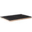 beechwood wooden doormat with nylon stiff bristles to scrub your shoes before entering your home