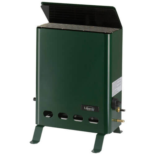 Eden Greenhouse 2kW Gas Heater in Green to heatyour greenhouse for growing fresh produce at home
